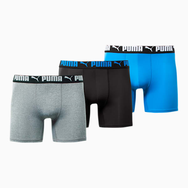 Men's Athletic Fit Boxers [3 Pack], BLUE / GREY, extralarge